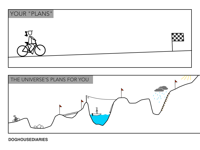 Comic - Plans Versus Reality