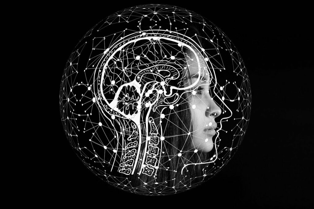 Picture of brain and energy field representing The Discipline of Surrender through Visualization as a method of achievement